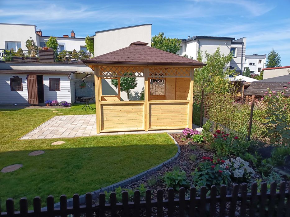 Altana drewniana ,altanka ogrodowa, producent 3x3,3x4,4x4,4x5,5x5,6x4