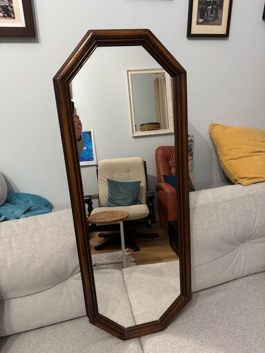 Lustro stare rama drewniana