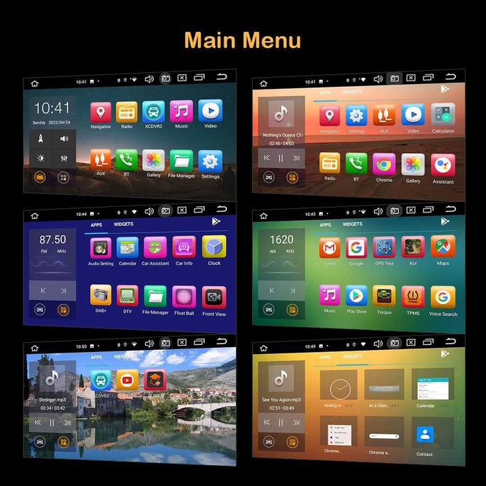 Auto-rádio android 14 Porsche 911 Cayman Boxter 2005 a  2017