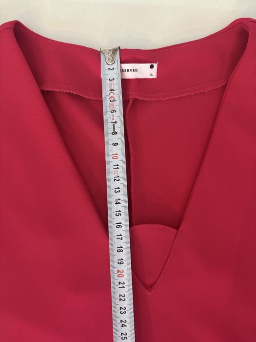 Sukienka tuba czerwona Reserved XL