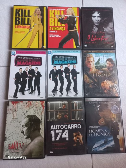 47 Vídeos dvd em bom estado como novos