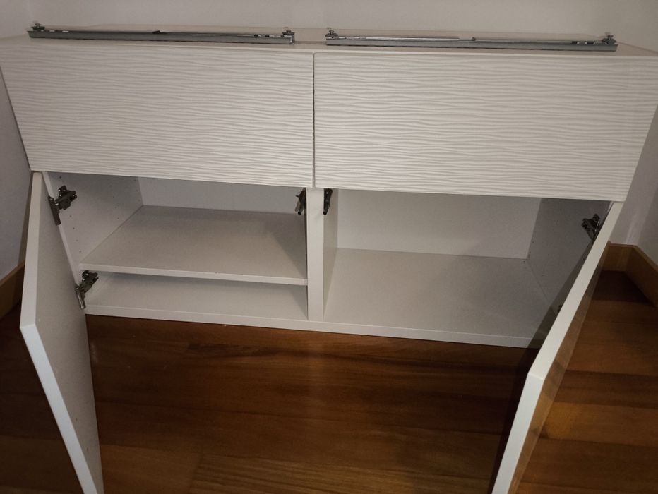 Móvel IKEA BESTÅ Branco Suspenso ou de Chão + Ferragens Originais