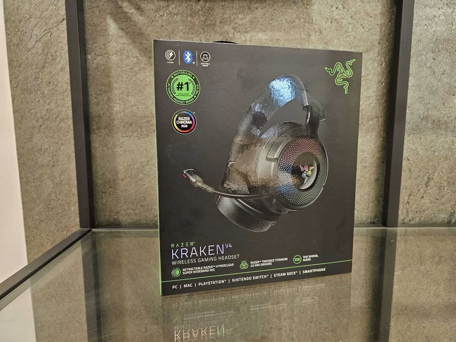 Razer Kraken V4 Wireless RGB – Como Novos