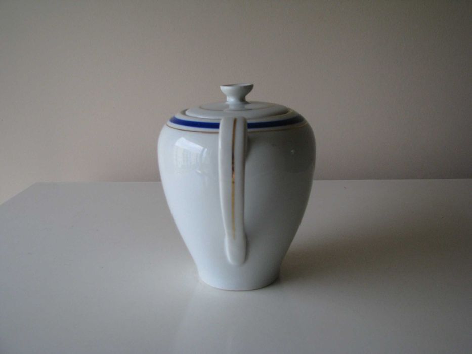 Dzbanek porcelanowy, imbryk Wawel Ruszczyński model Julita lata 60-te