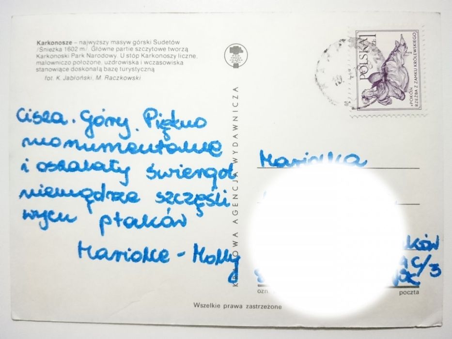 Karkonosze. Cztery Ujęcia z Mapką Fot. Jabłoński, Raczkowski
