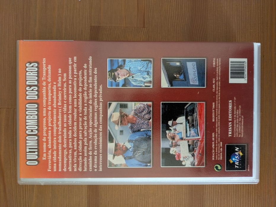 VHS " O Ultimo Comboio dos Duros " 1987 (Opt. Estado)