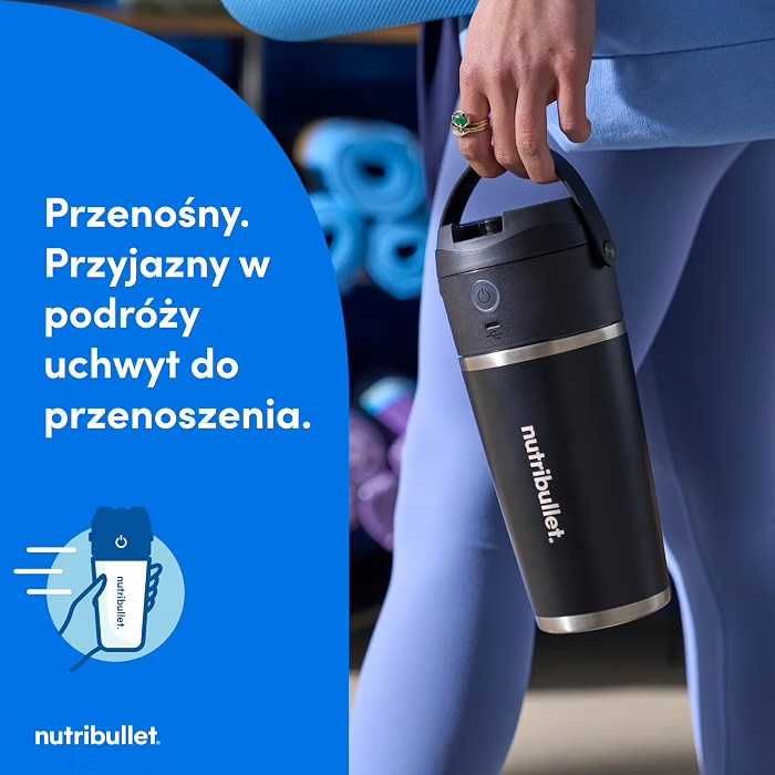 Blender Przenośny Nutribullet Flip NBP016W – Kubek Termiczny 2w1!