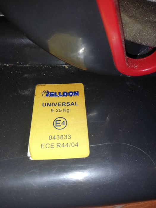 Cadeira Auto de 9kg até 25kg com Cintos