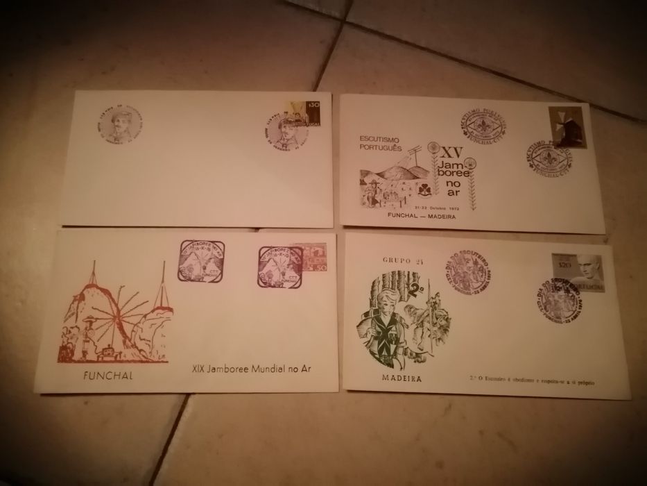 Envelopes antigos CTT Escutismo
