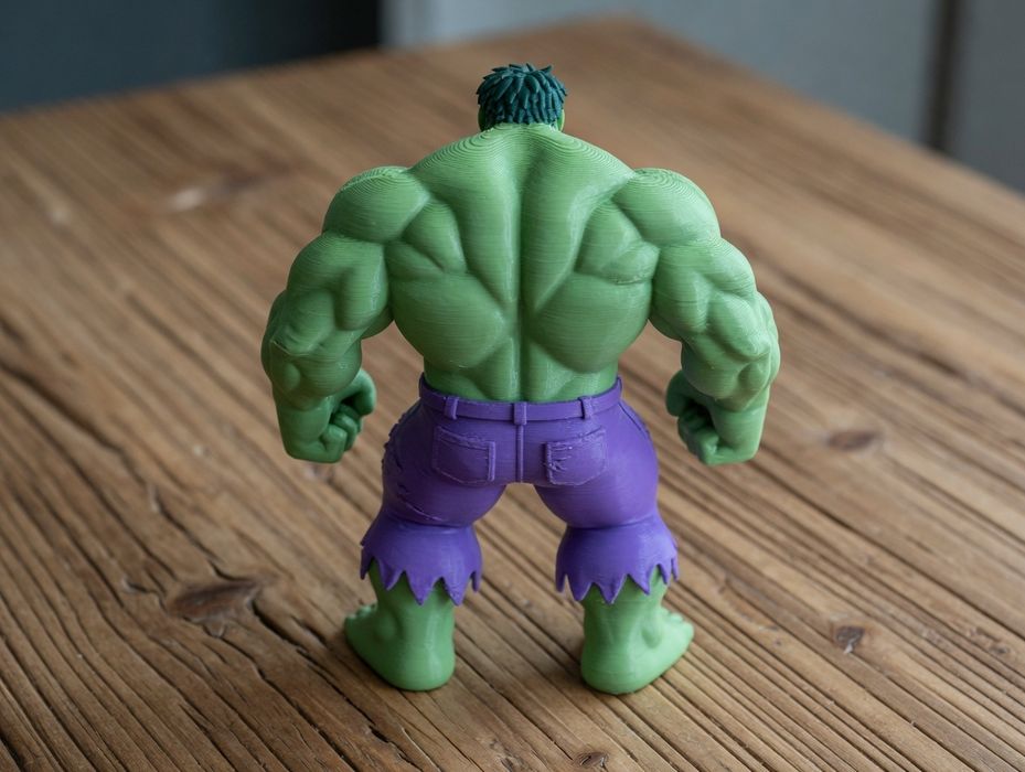 Hulk personalizado em 3D