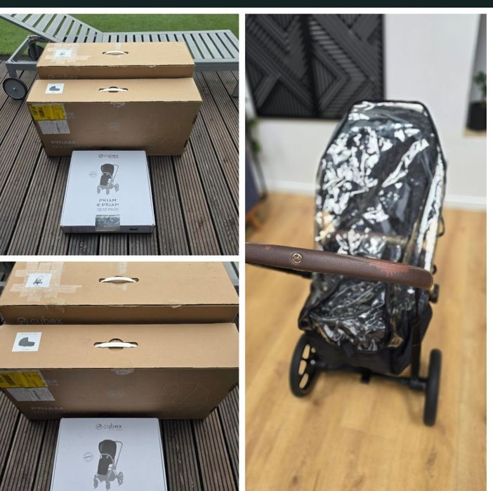 Wózek Cybex Priam 2.0 RoseGold zestaw