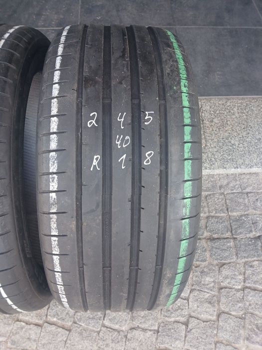 2 pneus 245 40 r18 dunlop