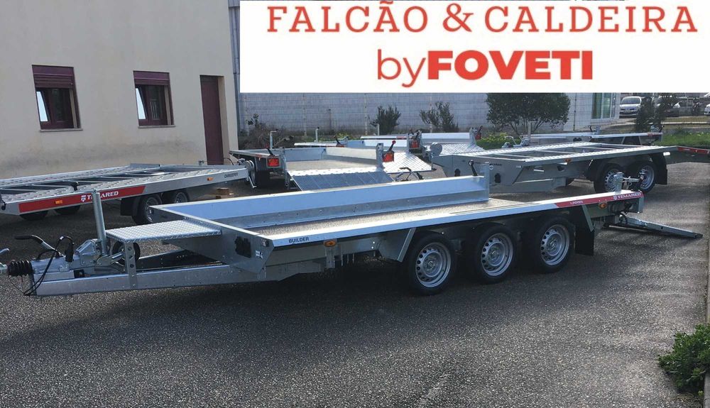 Atrelado para Máquina Giratória - Reboque para Máquina Bobcat - Traillers para escavadora