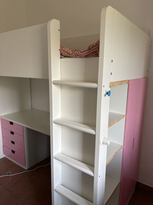 Cama/secretária ikea