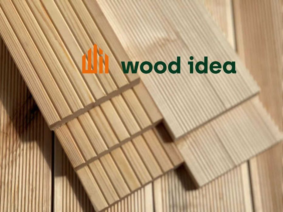 Deska | tarasowa | suszona | sosna | ryflowana I 27 mm 145 mm 4 m,kl.B