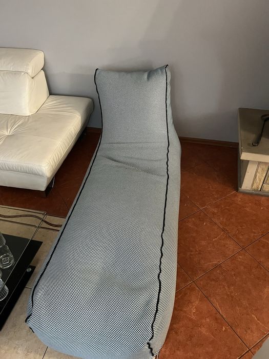 Puf ogrodowy Miloo lezak z zamkiem 180x70x80cm 470l