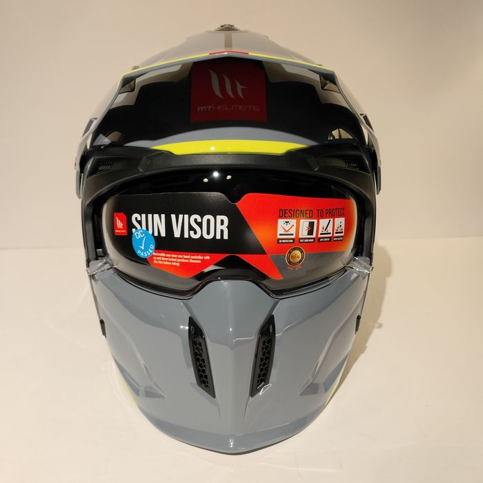 Capacete jet MT StreeTFighter modular mota scooter novo