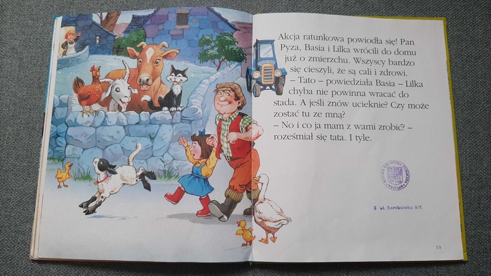 DUŻE LITERY Zwierzęta Pana Pyzy NAUKA CZYTANIA Zwierzątka na wsi