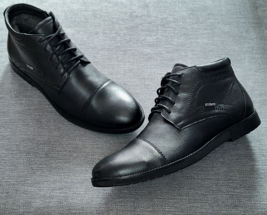 Чоловічі зимові черевики батал класичні великого розміру 47 48 32см