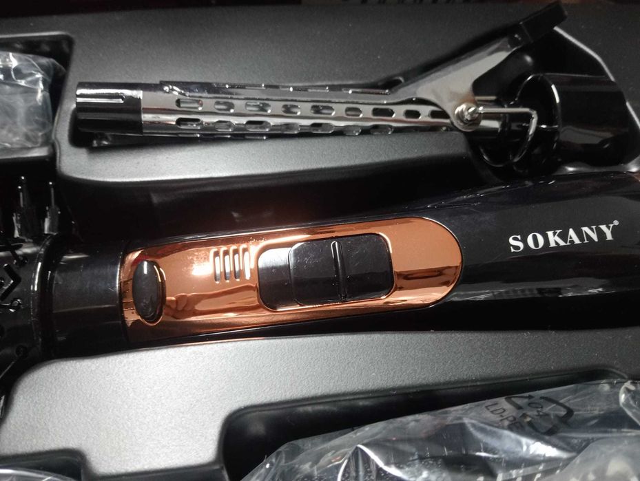 Modelador 5 em 1 SOKANY–Escova de Ar Quente (Seca, Alisa, Modela)–NOVO