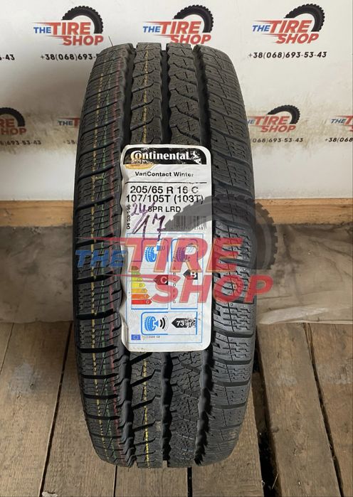 1шт нове 205/65R16C Continental VanContact Winter