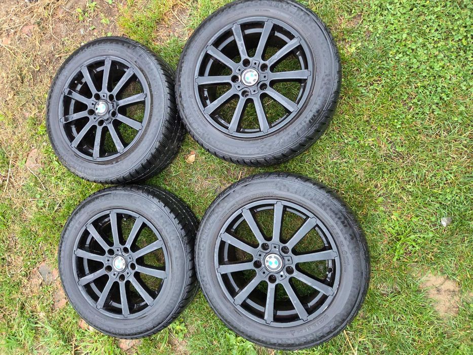 BMW E87 / E81 / E90 / E91 / E46 / E36 felgi aluminiowe 16 5x120 fi72,6 ET35 koła opony zimowe 205/55/16
