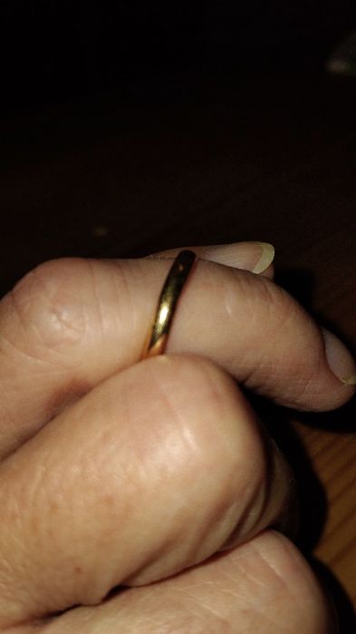 Aliança em ouro amarelo 18kl