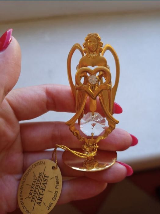 crystal temptations art-east 24k gold plated