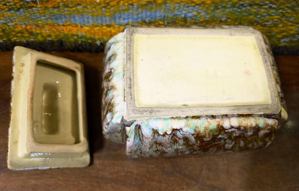 Puzderko ceramiczne - Art Deco, Jasba