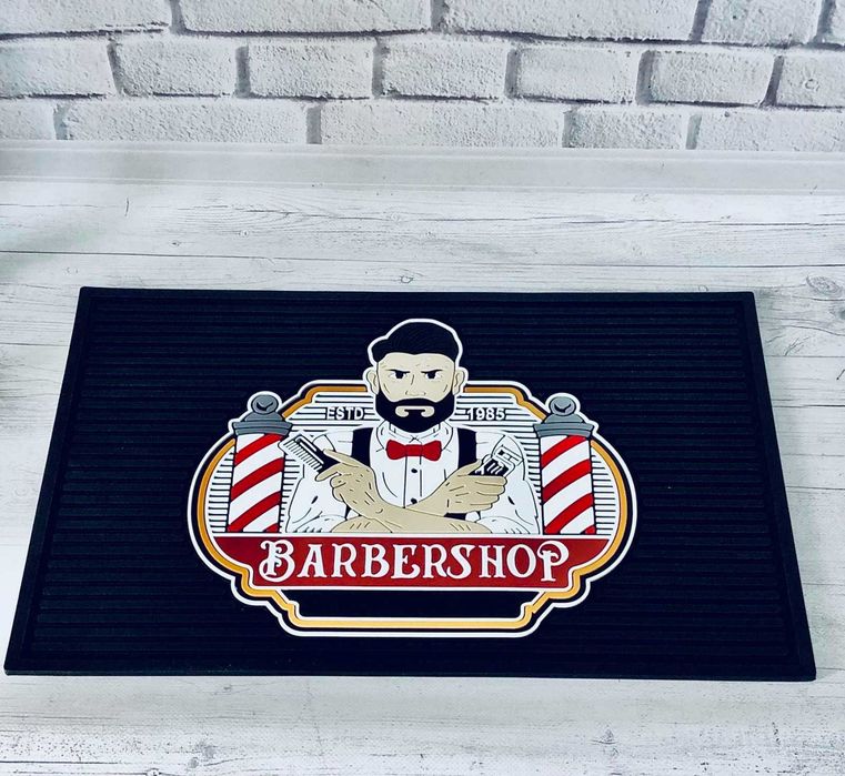 Профессиональный коврик рабочая поверхность для парикмахеров Barber