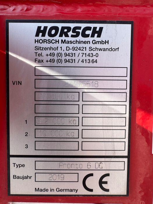 Horsch Pronto 6DC
