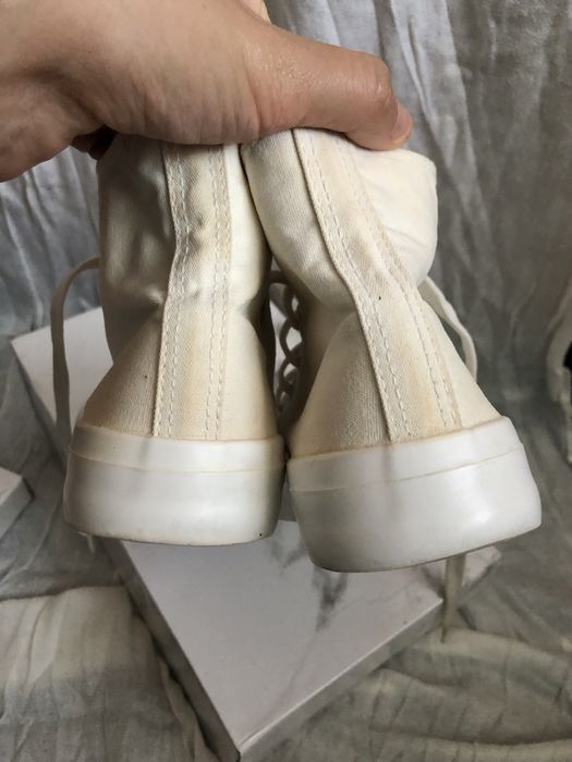 Sznurowane kremowe trampki za kostkę, unisex, CCC/Jenny Fairy