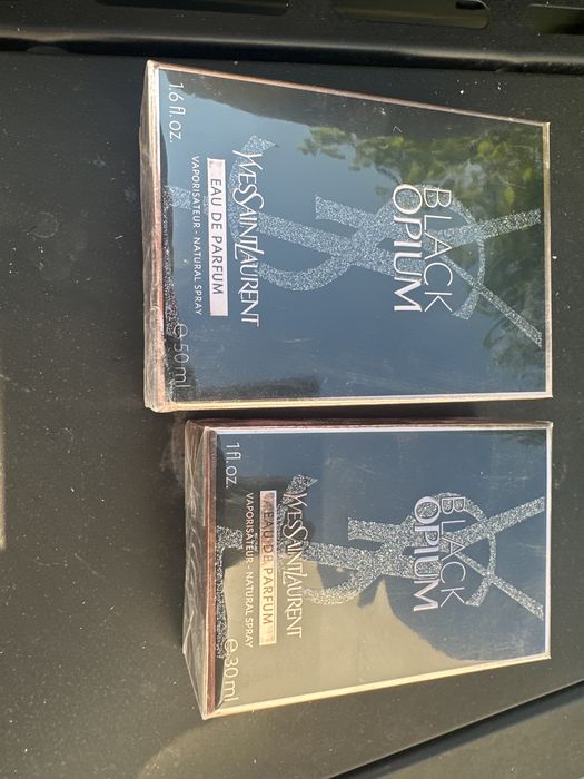 Dwie szfuki EDP BLACK OPIUM 50 i 30 ml zestaw