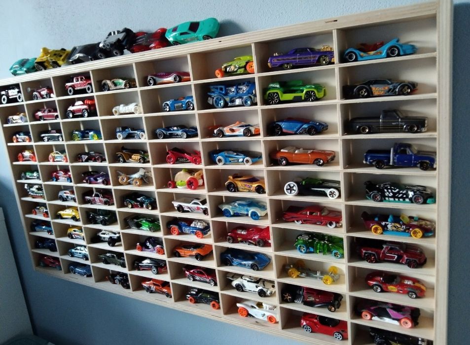 Półka na hotwheels resoraki samochodziki autka