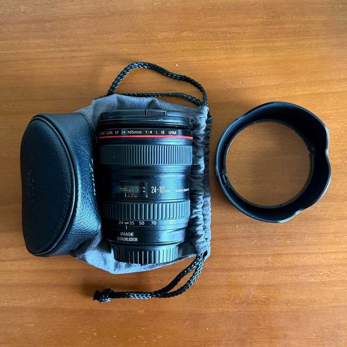 Objetiva Canon EF 24-105mm f/4L IS USM (como nova)