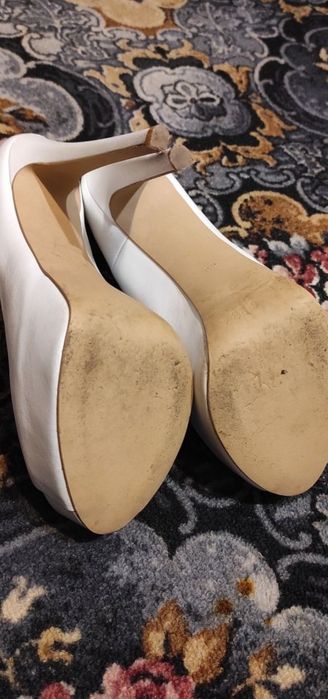 Білі весільні туфлі - босоніжки 39 розмір