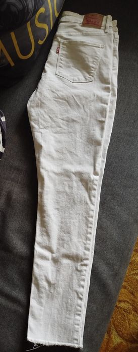 Білі джинси Levi’s High Rise Skinny, розмір 29 (30)