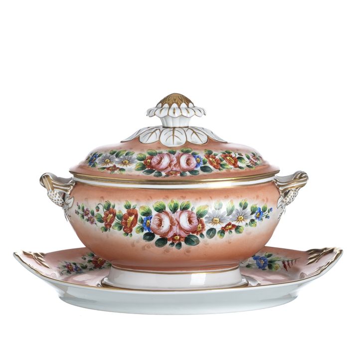 Porcelana - Terrina com tampa e travessa - Vista Alegre
