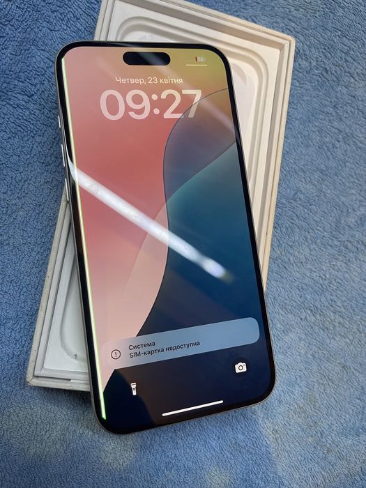 Продам iphone 16 plus 256gb полоска і сенсор не працює