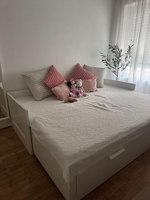 Cama ind./dupla c/ dois gavetões