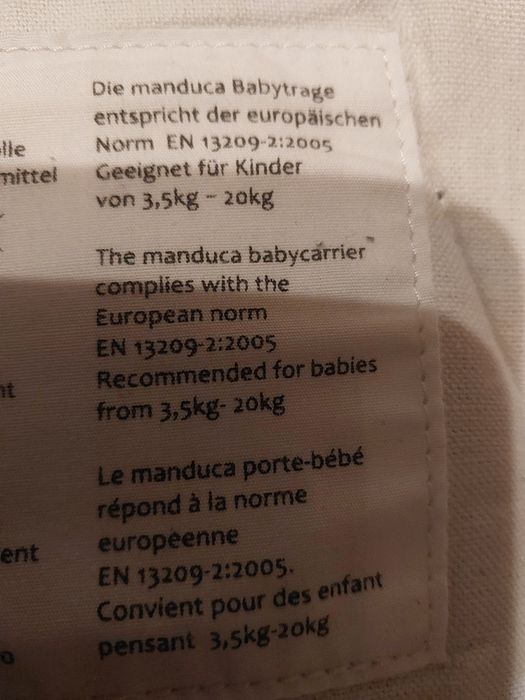 Ergonomiczne nosidło Manduca