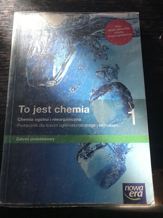 To jest chemia 1 podręcznik zakres podstawowy