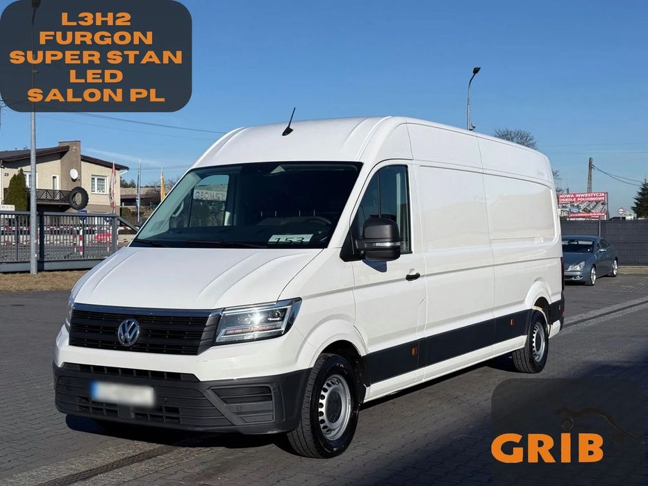 Volkswagen Crafter Furgon Blaszak L3H2  Salon PL, Jeden Właściciel  NR.153 Masaż, LED, Czujniki Parkowania, Tempomat SUPER STAN !!