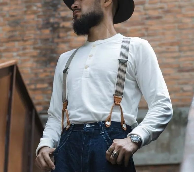 Esprit: Чоловіча футболка henley з довгим рукавом 100% cotton