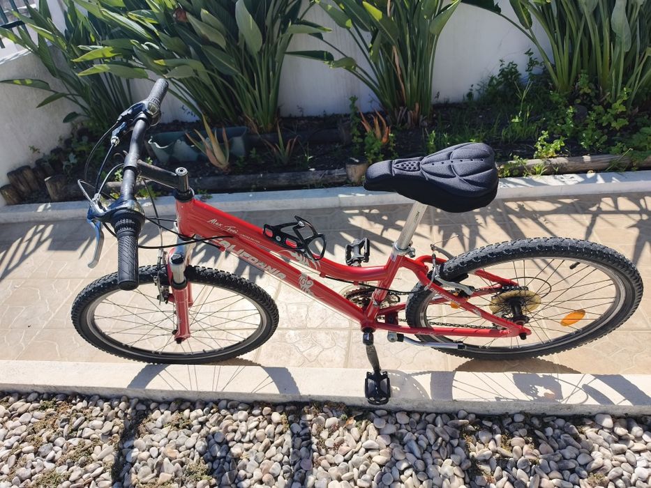 Bicicleta junior vermelha