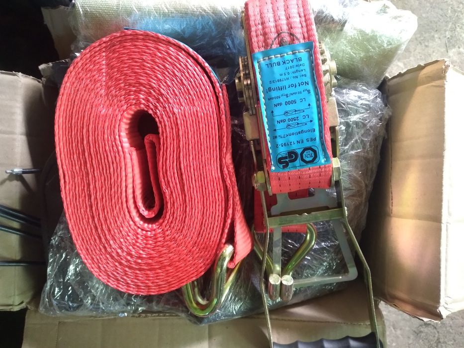 Стяжной ремень.  Новый на 5 тонн и большой трещеткой