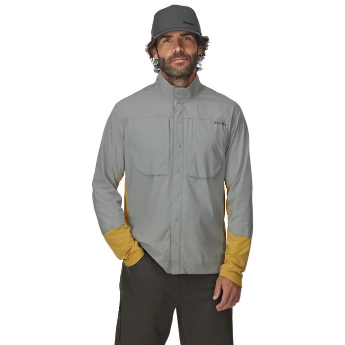 Літня сорочка Simms M’s Latitude BiComp Shirt (Cinder Baltic Amber), UPF50+  (РОЗМІР L)