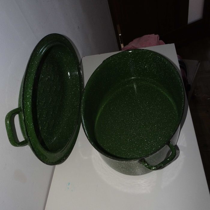 Gęsiarka brytfanna do pieczenia mięs PRL