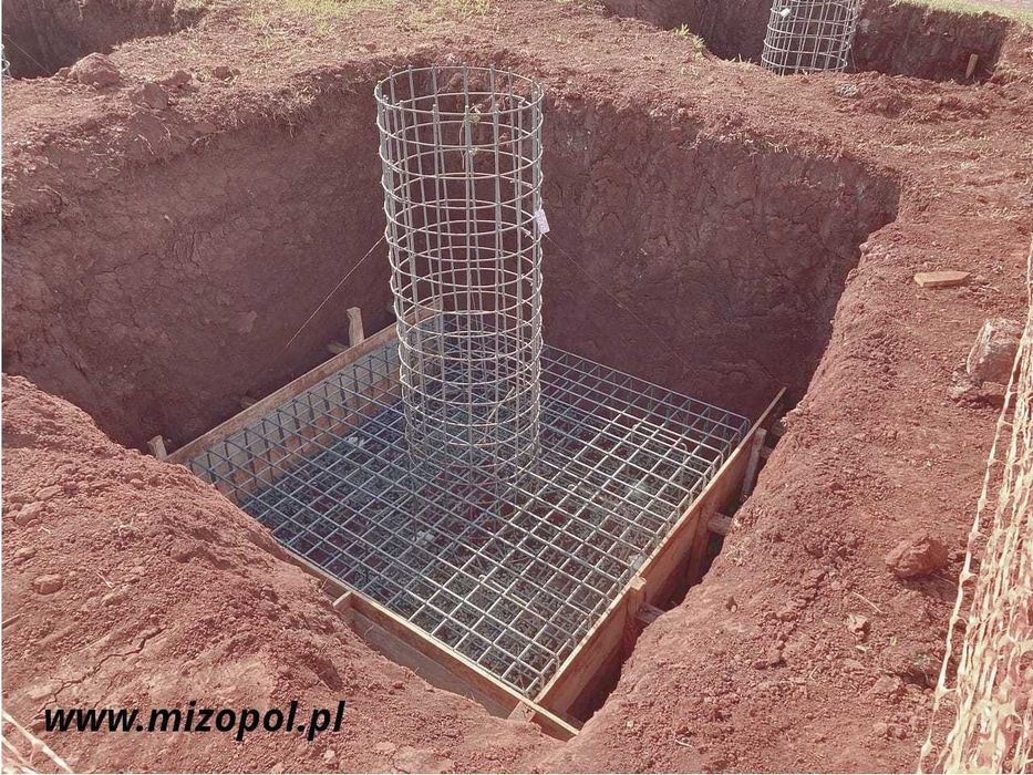 Prefabrykacja stali gięcie prętów kobyłki elki pale fundamentowe