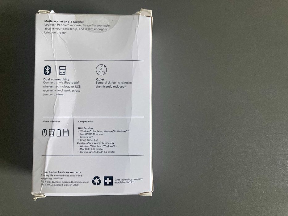 Logitech Pebble Mouse 2 M350 | Chińska wersja | Nowa